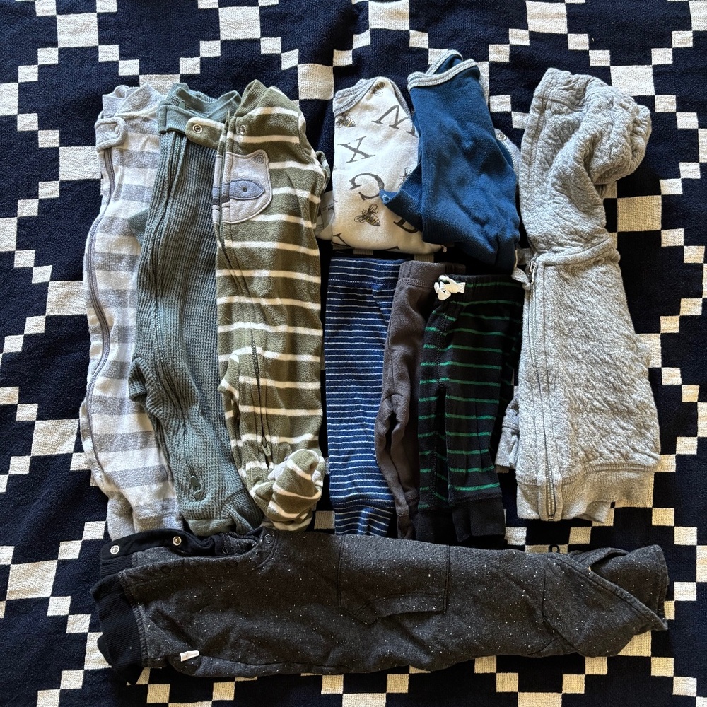 Infant 0-3 month clothing bundle